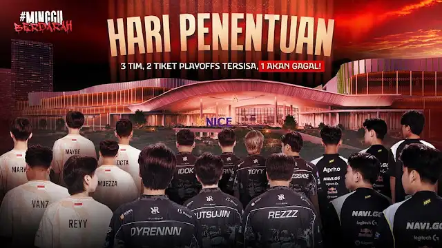 MPL ID S16 Week9: Penentuan Tiket Playoff Terakhir! Klasemen, Skenario RRQ & DEWA, dan Jadwal Lengkap